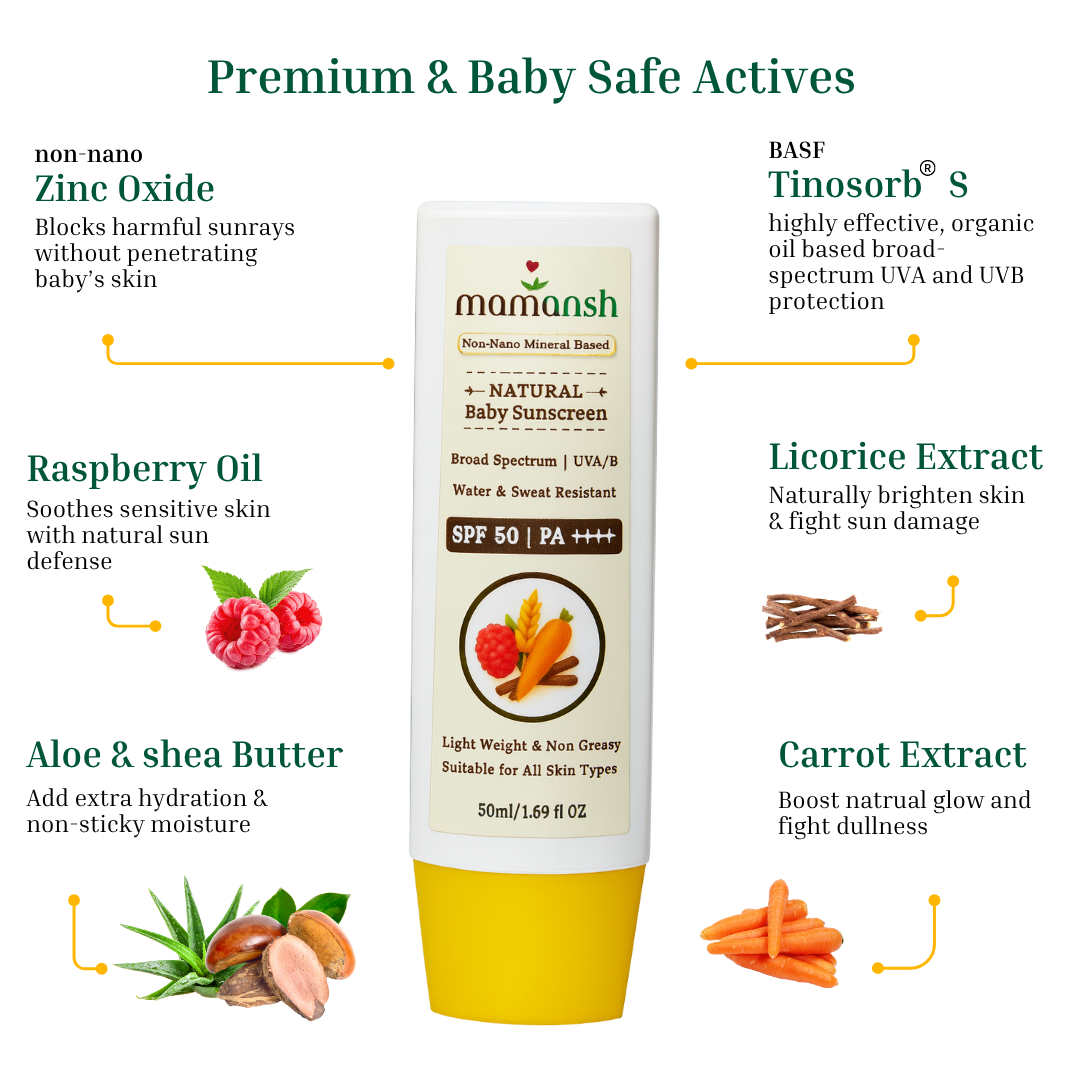 Mamansh Ultimate Baby Mineral Sunscreen SPF 50