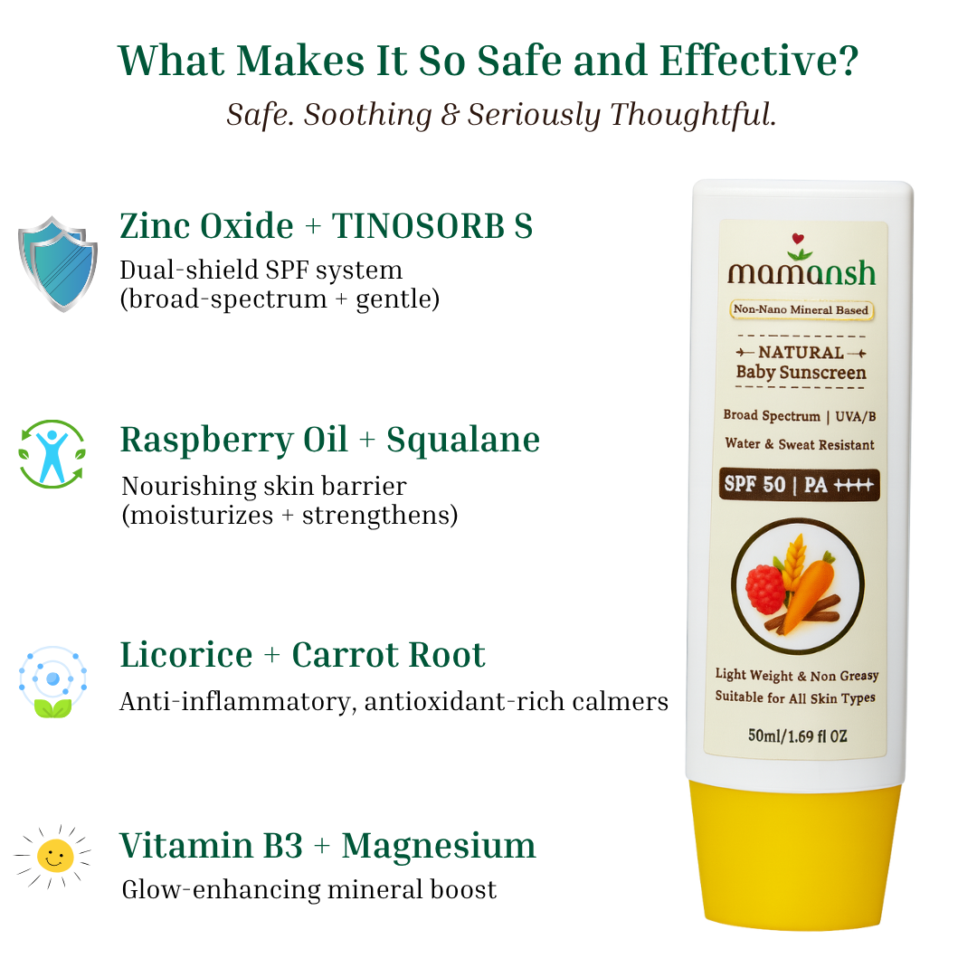 Mamansh Ultimate Baby Mineral Sunscreen SPF 50