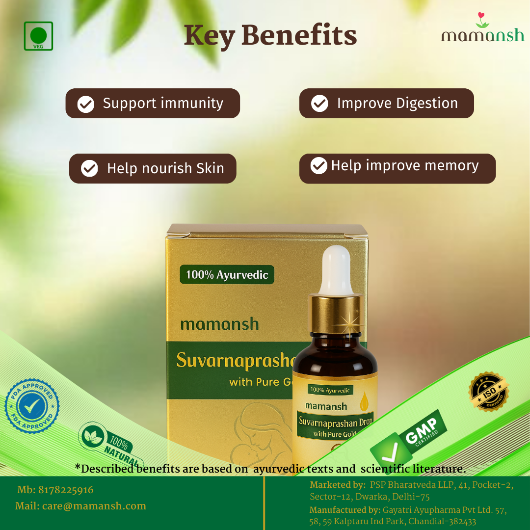Mamansh Suvarnaprashan Immunity Boost Drop