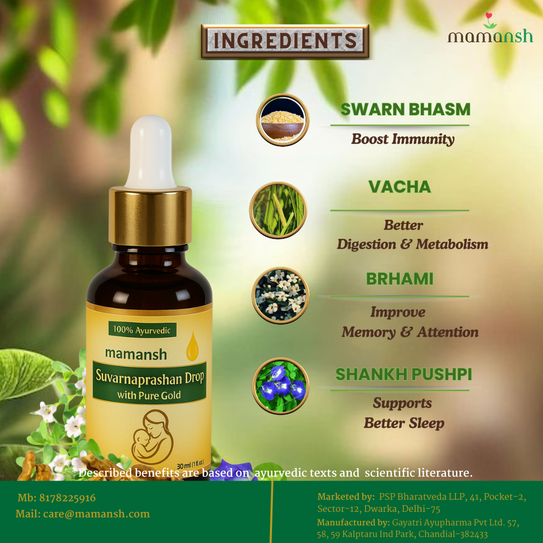 Mamansh Suvarnaprashan Immunity Boost Drop