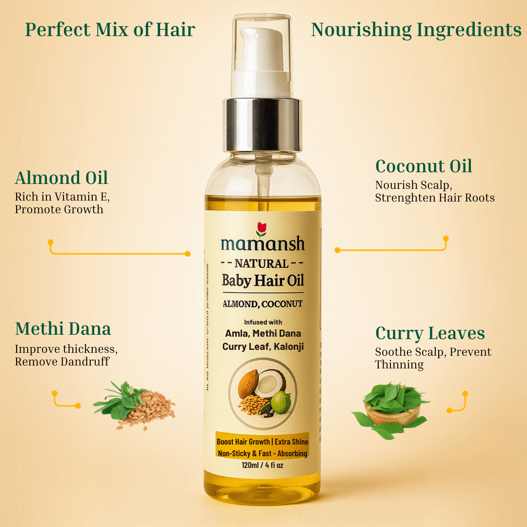 Mamansh Baby Hair Growth Oil - mamansh