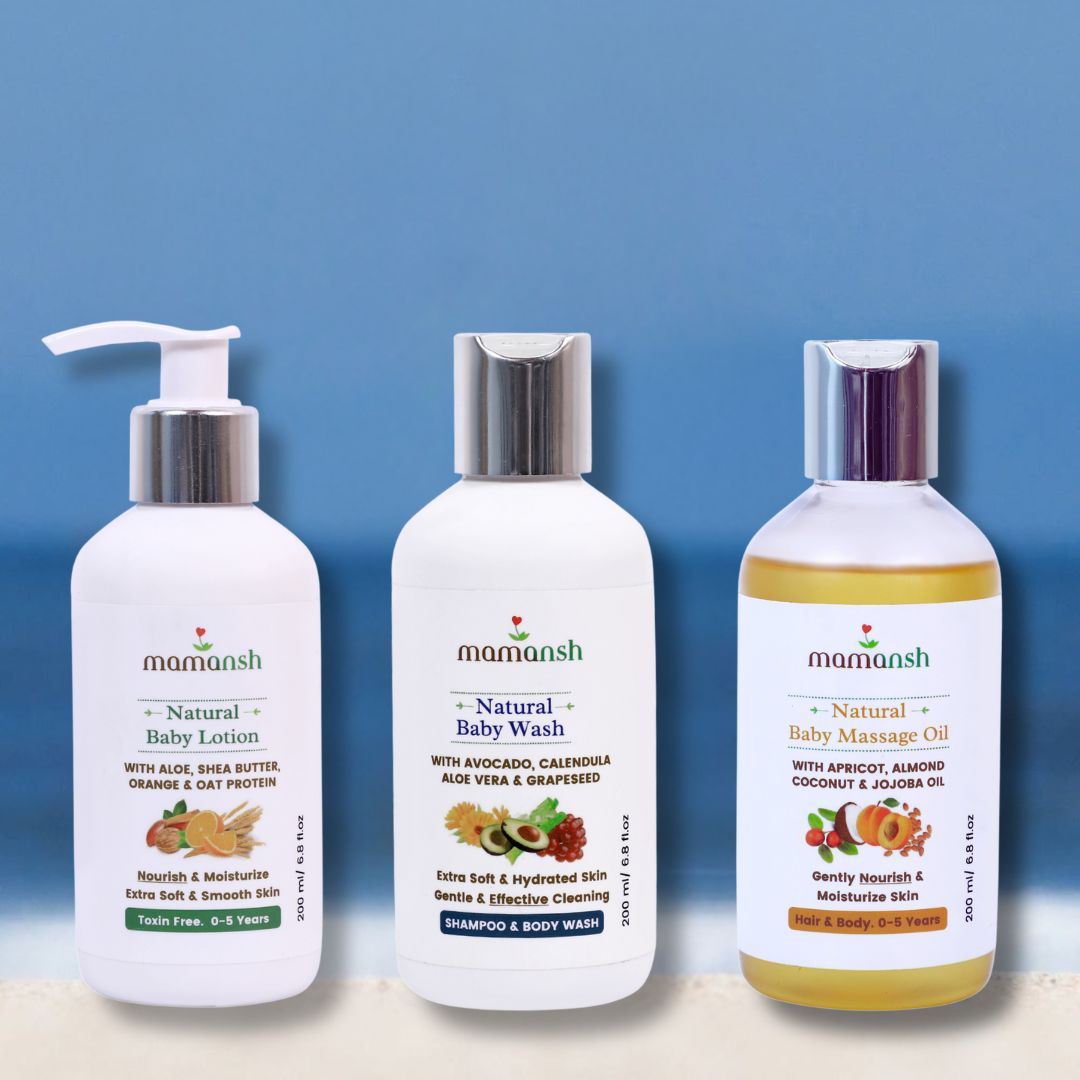 Mamansh Baby Skincare Combo Kit - mamansh