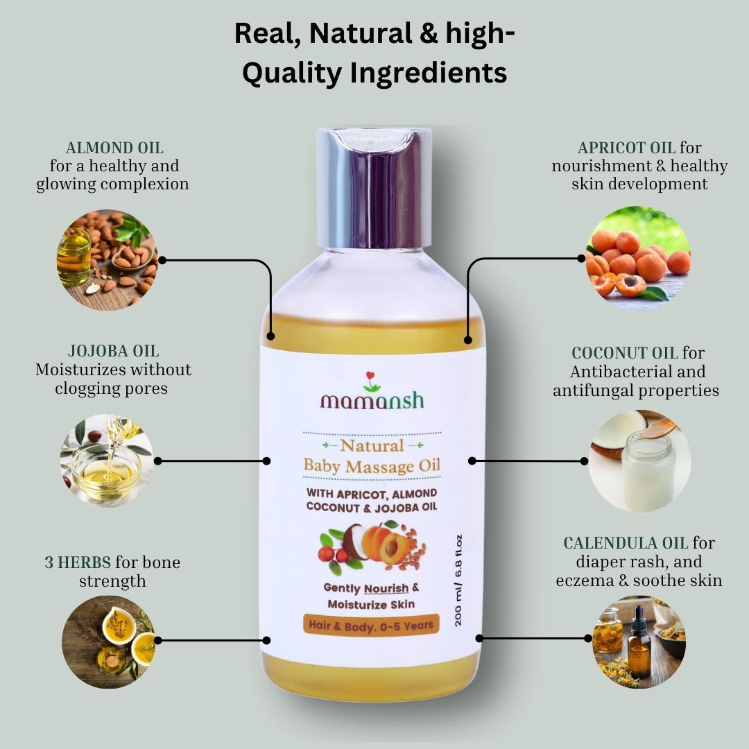 Mamansh Baby Skincare Combo Kit - mamansh