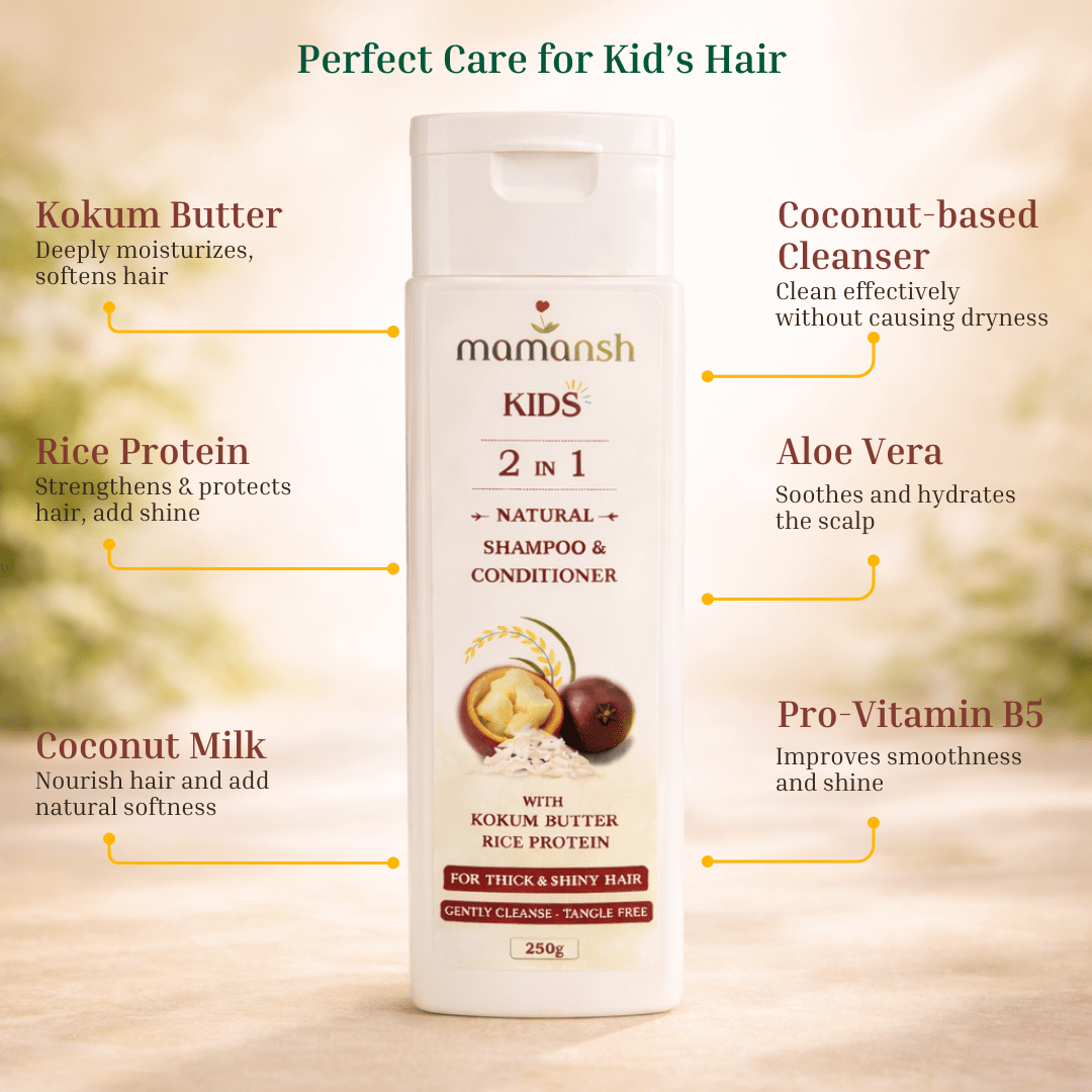 Mamansh Kids Shampoo with Conditioner - mamansh