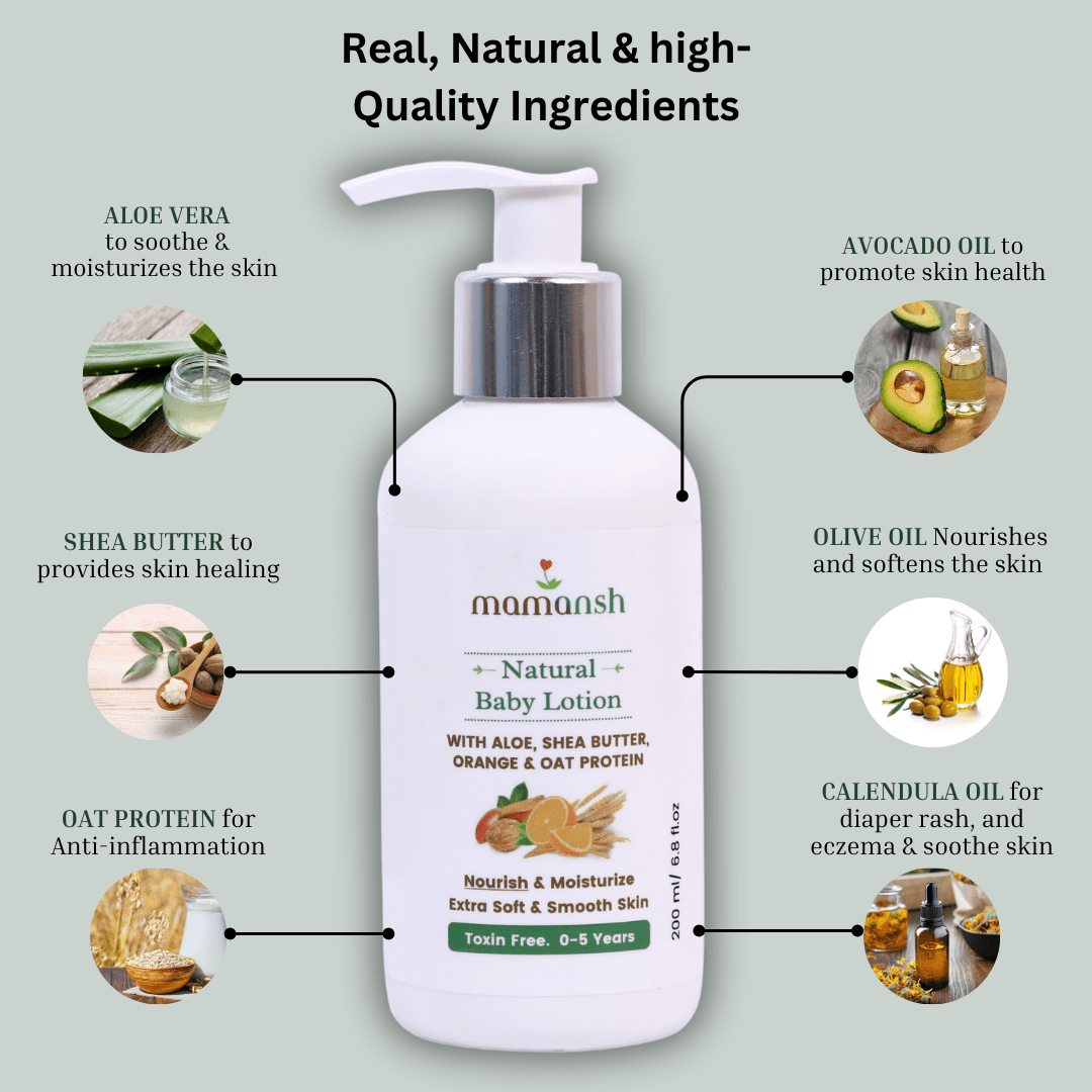 Mamansh Ultimate Natural Baby Lotion - mamansh